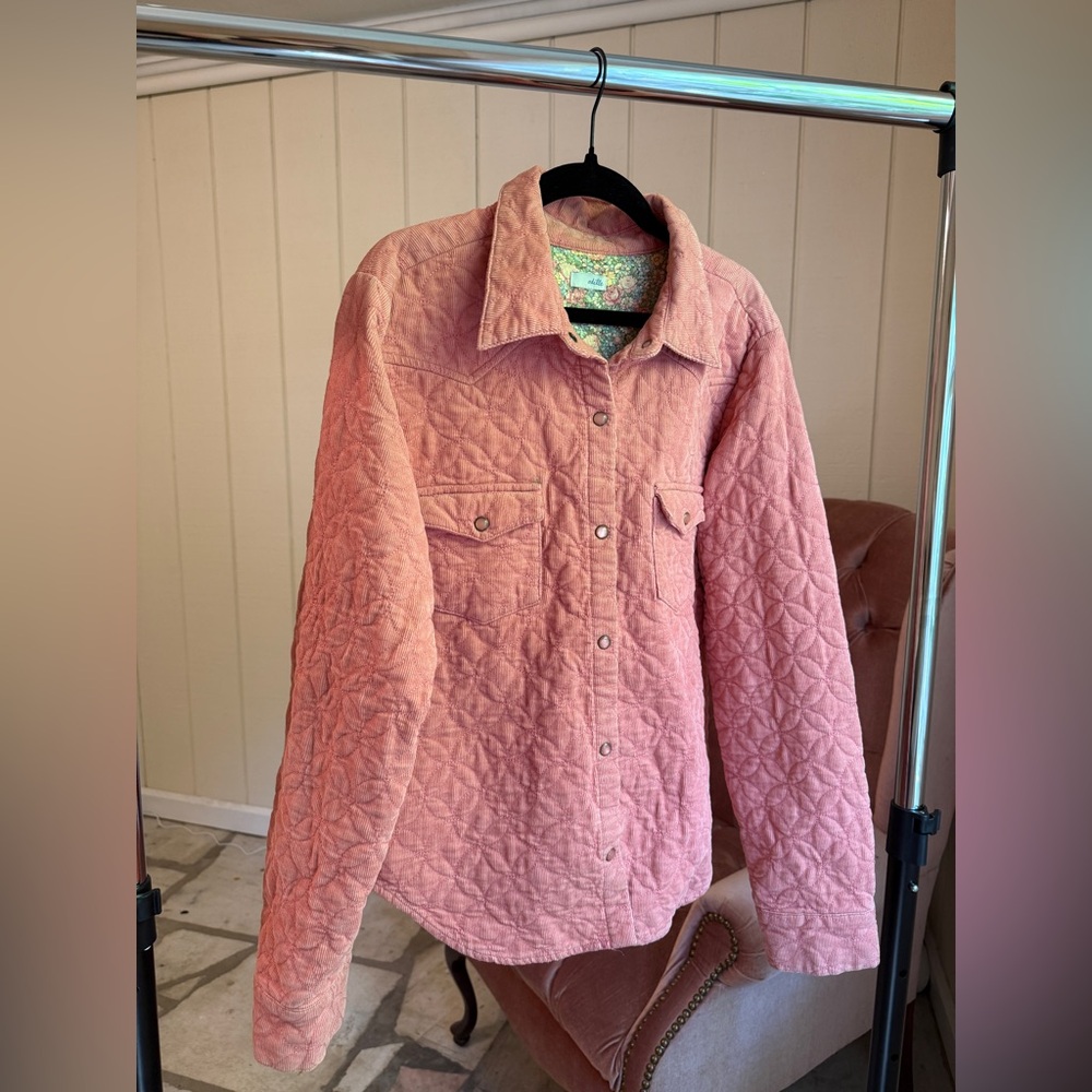 Odille Quilted Pink Jacket